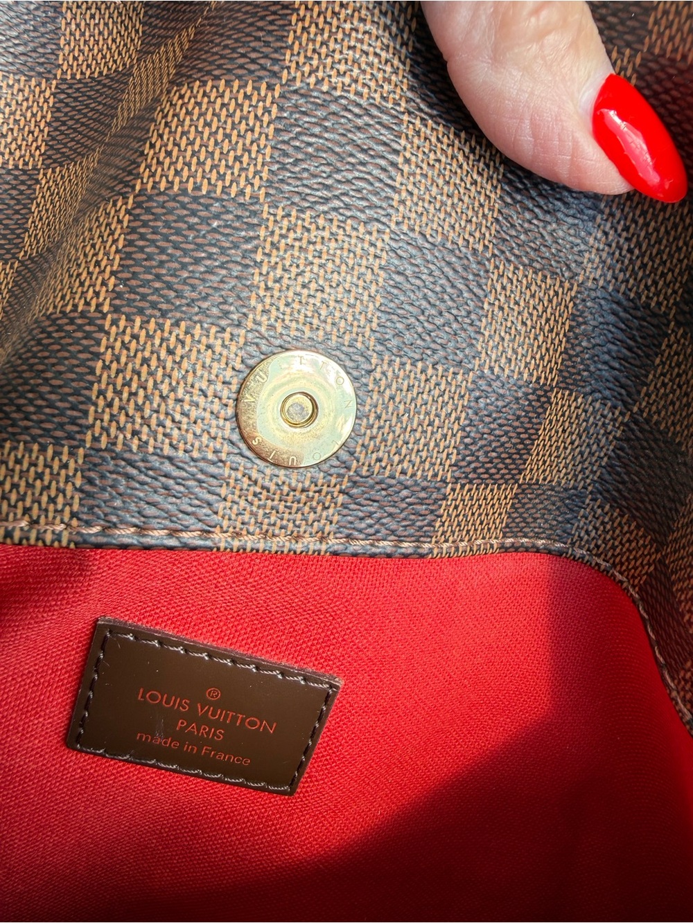 Louis Vuitton bloomsberry pm Brown Damier Ebene Crossbody Bag authentic - Picture 5 of 14